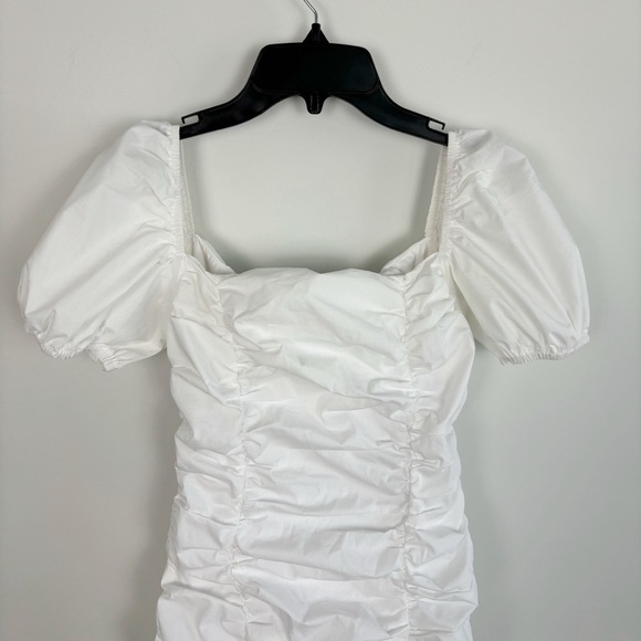 Superdown Rumor Ruched Dress in White Size S - Picture 3 of 10
